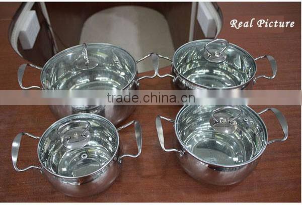 Kitchen Accessories Wholesale Stainless Steel Cooking Pot Set