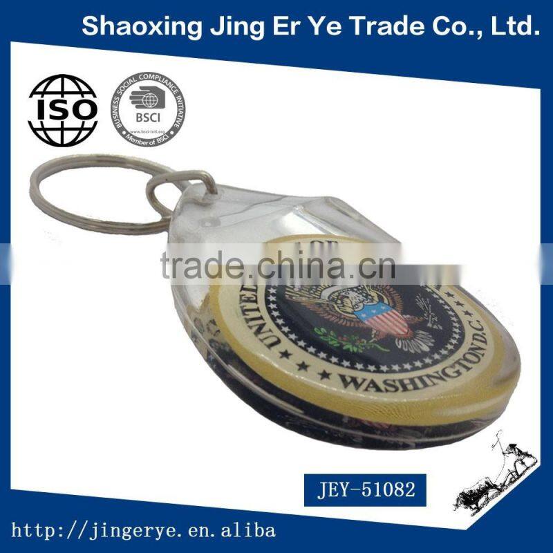 Eagle Water-drop shaped Acrylic Keychain