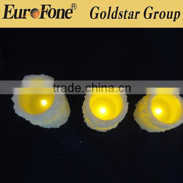 2016 hot sales battery led wax candles with remote