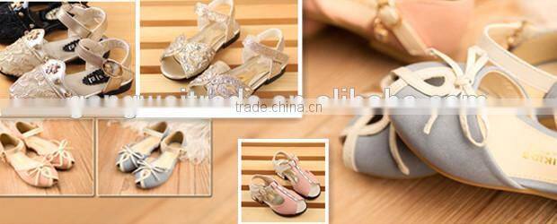 2014 NEW Lace Girl Princess Shoes Pretty Pearl Girl Sandals