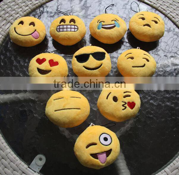 Emoji Pillows keychain ,Wholesale Custom Printed Custom Emoji Pillow,Plush Emoji Pillow Stuffed Toys