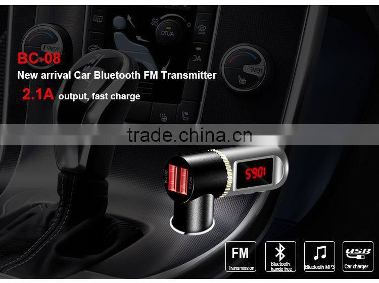 Mini Bluetooth FM Radio Broadcast Transmitter fm Car Transmitter Fashion Looks Bluetooth Adapter Cheap