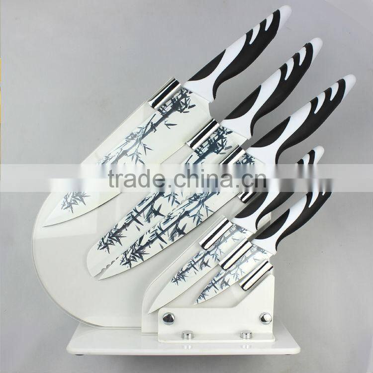 Fashion Printing kitchen knife set