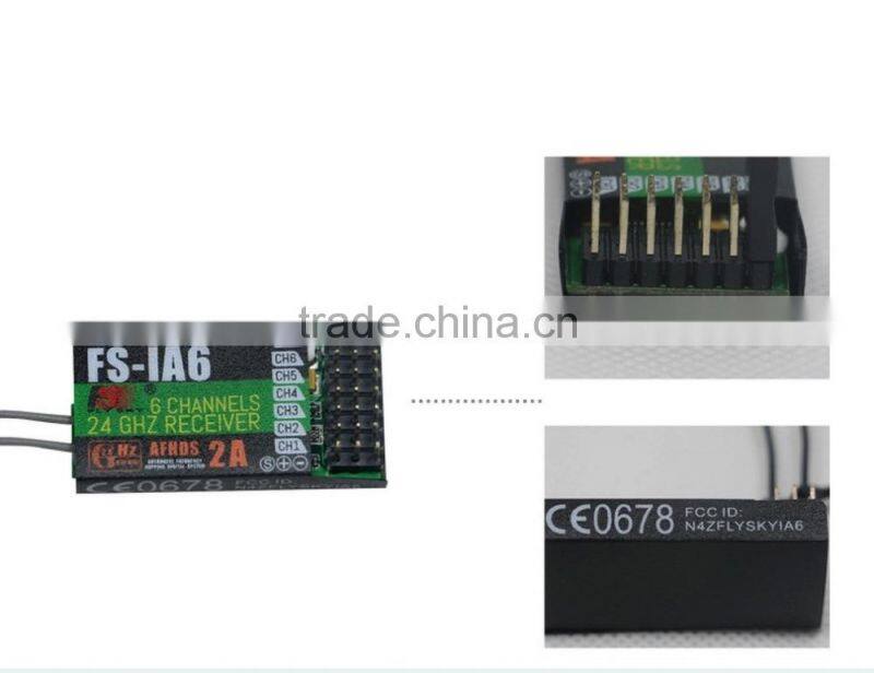 FlySky FS-i6 2.4G 6CH AFHDS RC Transmitter With FS-iA6 Receiver