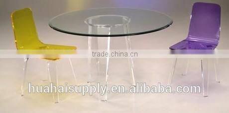 acrylic dining room sets round dining table and chairs