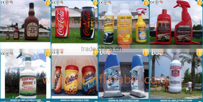 customized best seller inflatable replica water bottle for promotion