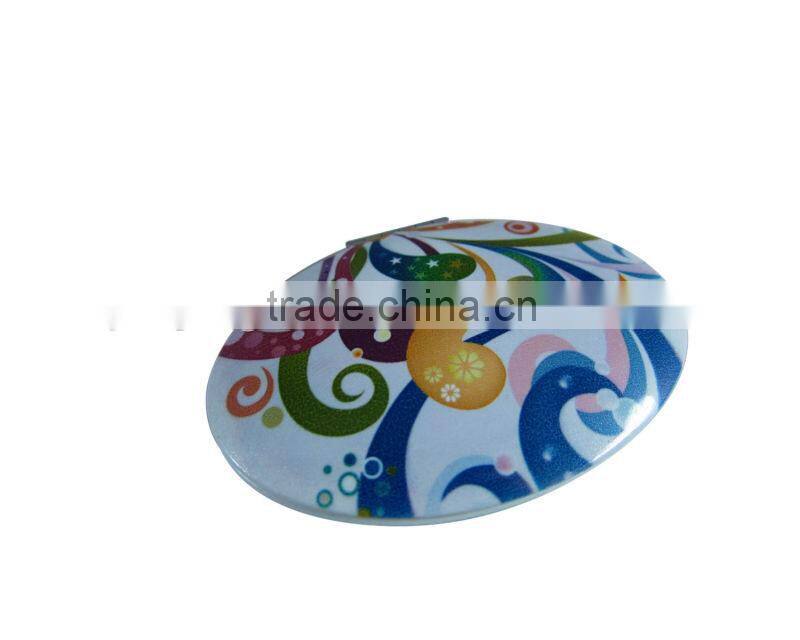 Beautiful printing hand mirror