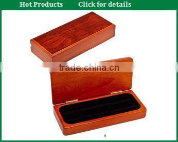 rose wood luxury woooden pen box for two pcs