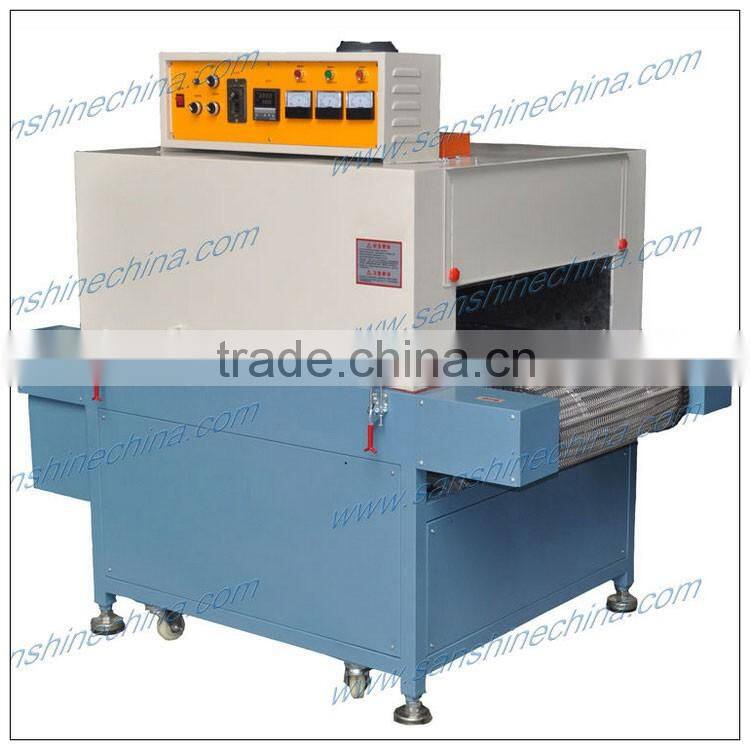 Industrial electric heating shrinking hot air cycled tunnel oven