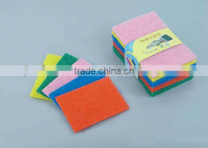 2014 hot scourer pad 3m scouring pad cleaning kitchen cleaning nylon scrubber