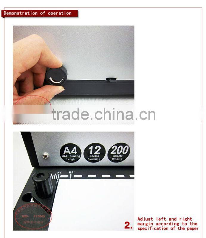 Office equipment comb binder
