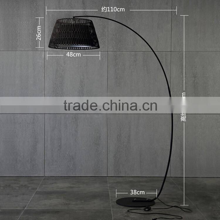 high quality fabric shade modern floor lamp light for hotel