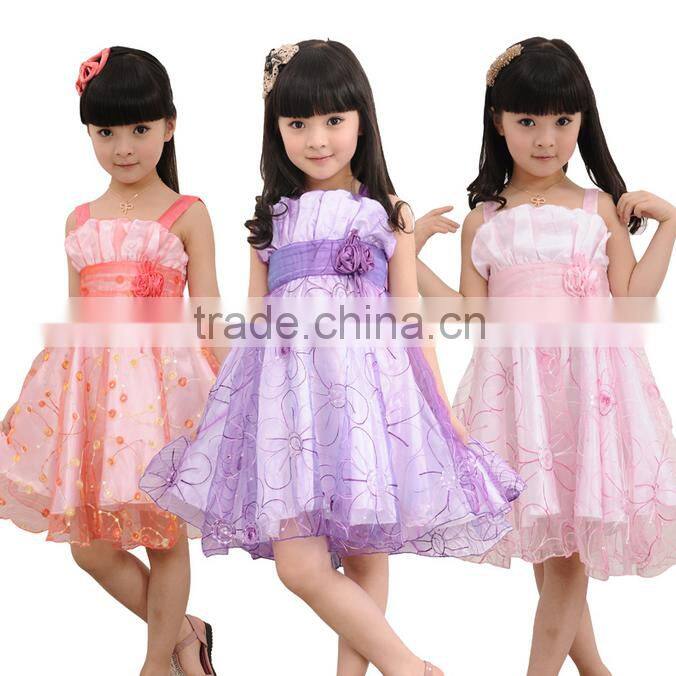 Fashion style high quality birthday dress for kids