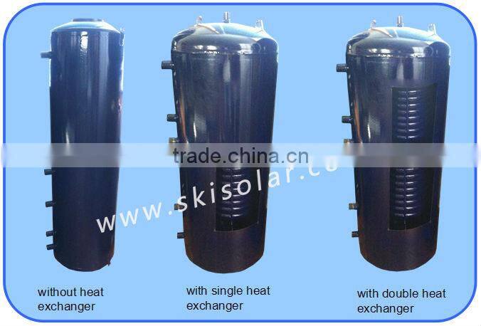 water storage tank:split porcelain enamel copper coil water tank