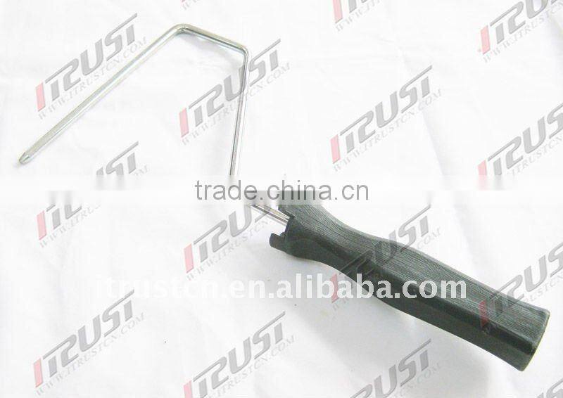 paint roller frame with plastic handle