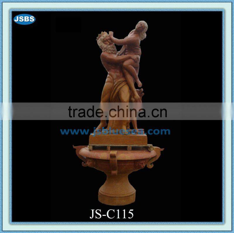 famous natural marble nude man and woman statue