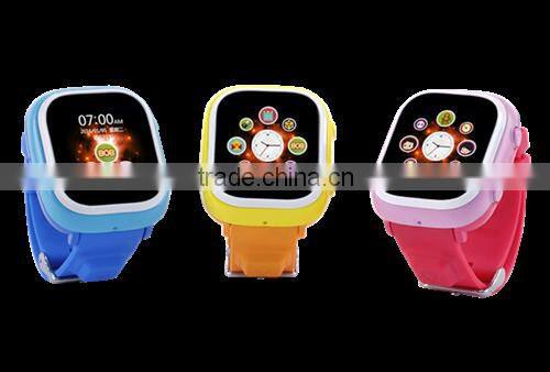 Colorful GPS kids tracker watch Android OS with touch screen Bluetooth anti-lost