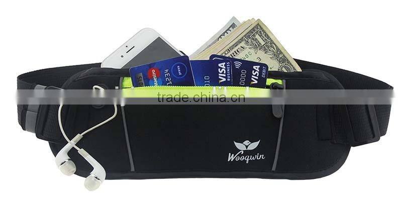 Sports Running Waist Pack Runner Belt Secure Travel Money Belt for Iphone