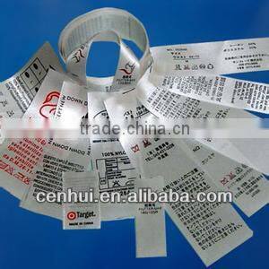 Hot sale fabric printed label.Cotton label for clothing