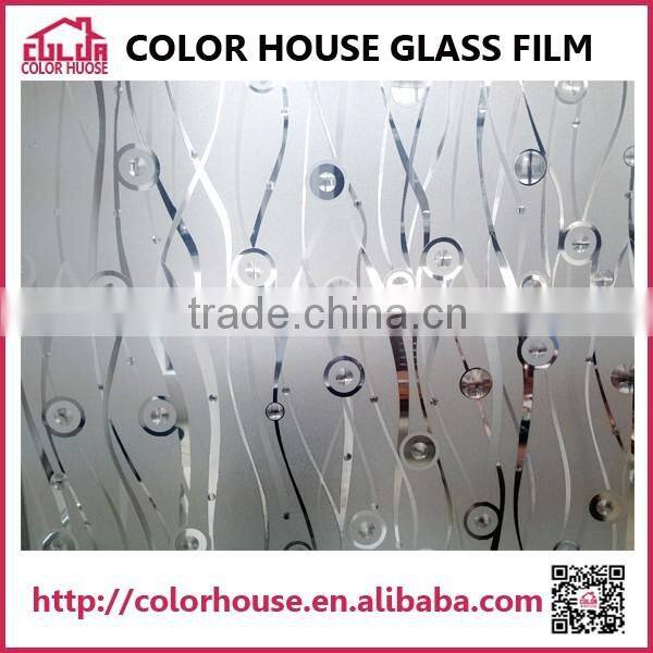 NEW ARRIVAL 3D pattern window film wholesale self adhesive vinyl film