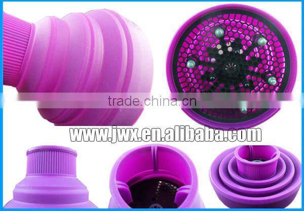 custom silicone folding hair dryer diffuser