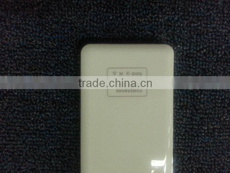 Private Mould,Unique Design Qi Standard Wireless emergency charger with 8000mAh Power Bank