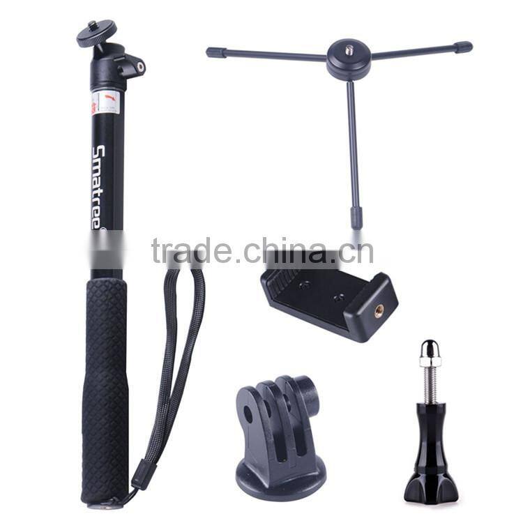 3-way gopros monopod accessories kit go pro heros hd for outdoor use
