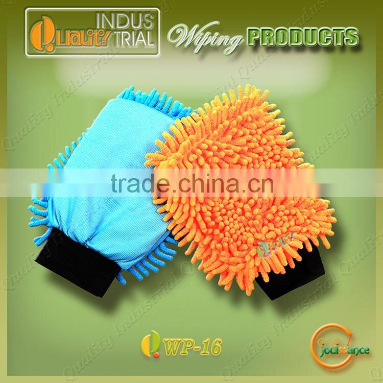 Top quality cheap and fashion design microfiber chenille material car chenille sponge
