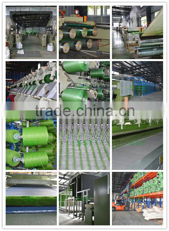 Synthetic grass artificial turf for tennis court