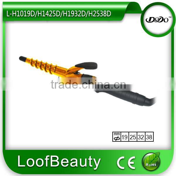 ptc heater type hair curlers with plastic