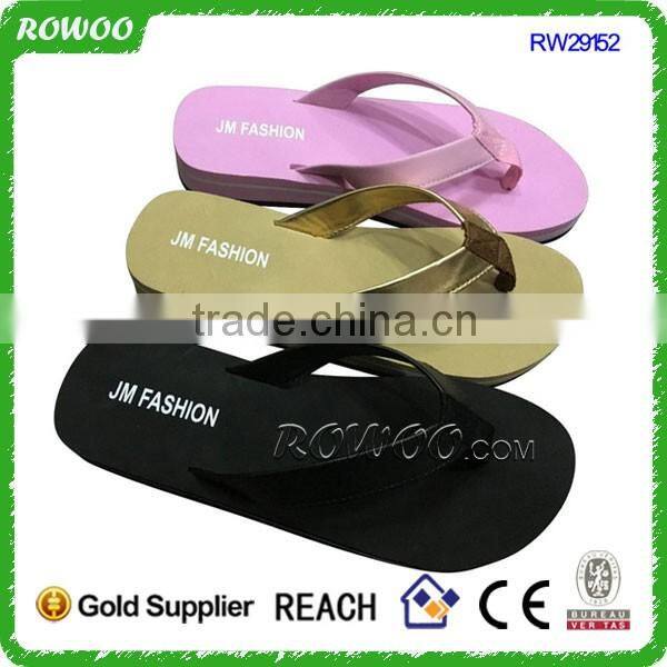 China Fashion Ladies Platform High Heel Pu Slipper