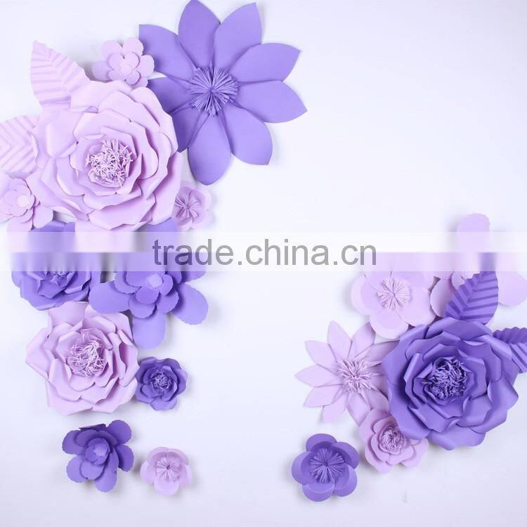 Elegant wedding decoration hanging paper rose flower