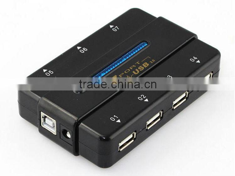 2014 new style 7 ports USB 2.0 HUB Dual Core High Speed