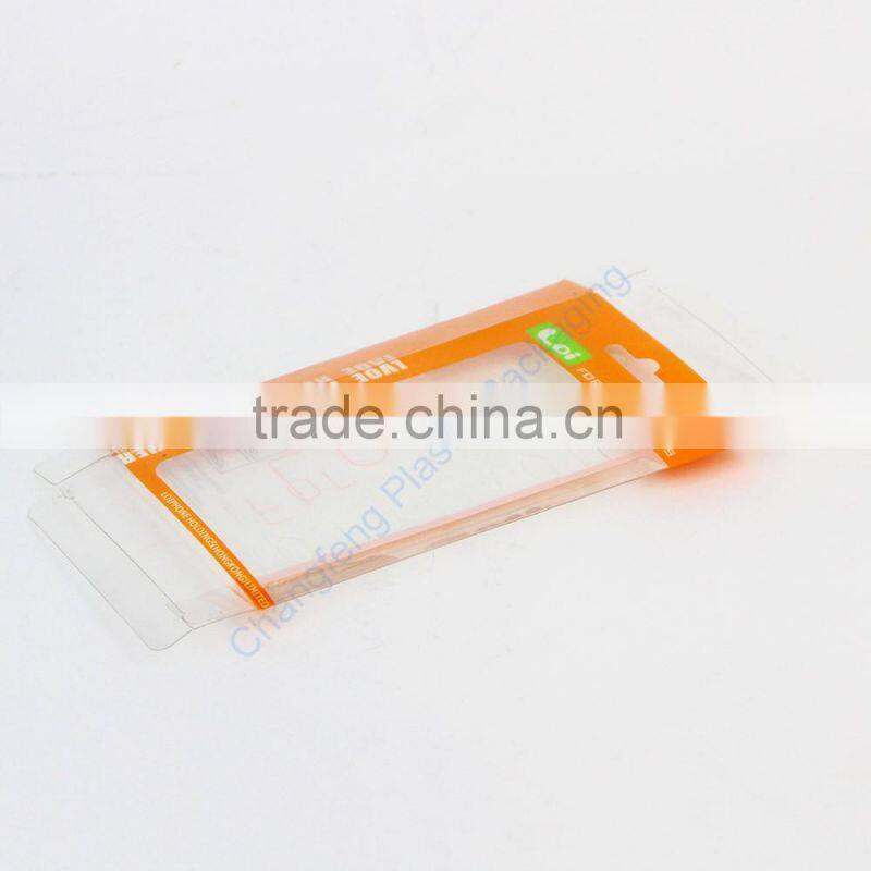Pet plastic box for cell phone case packaging