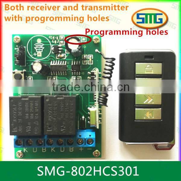 433.92mhz universal rolling code rf transmitter receiver
