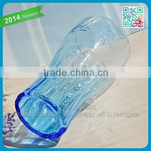 Large capacity 400ml cocacola cup christamas celebration cocacola glass cup mugs for promotional
