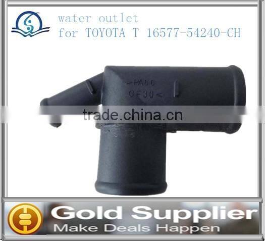 Brand New water outlet for TOYOTA T16577-54240-CH with high quality and competitive pice.