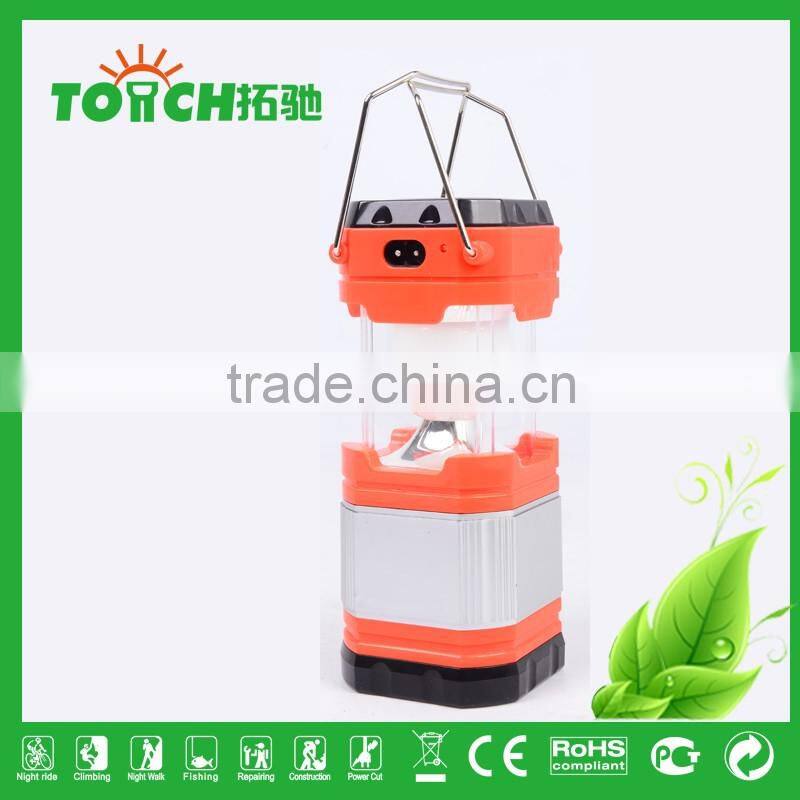 Muitlpower LED Lantern Solar Camping Lamp Rechargeable Camp Light with Charger Solar Tent Light