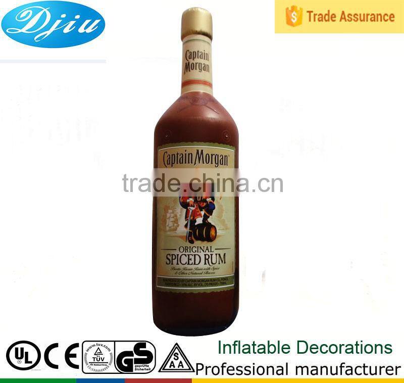 DJ-GG-113 New Welcome 13ft Red wine inflatable advertising board decorations outdoor 4m