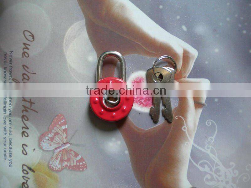 AJF 2015 cheap silver 2 keys Diary Locks for notebooks