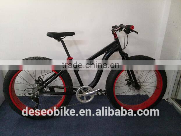 2016 strange frame 7 speed snow bicycle 26*4.0 fat tires bicycle