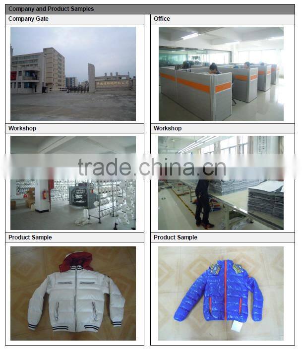 Men thick 50D plus size winter bomber hoody fashion jacket stock for European Market