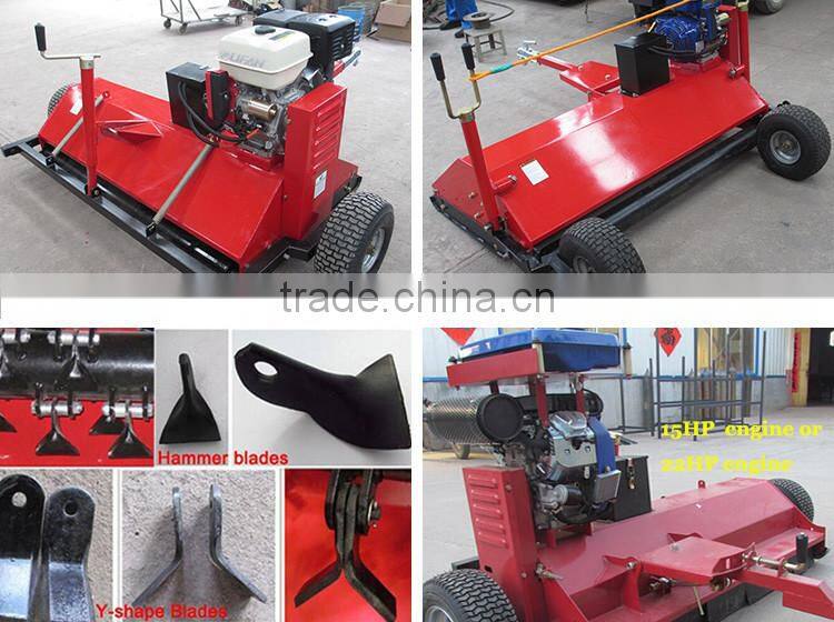 Best quality CE approved ATV towable grass lawn mower for sale