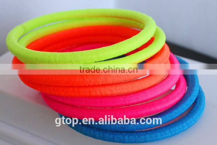 Wholesale rubber elastic hair circle cheap good quality R-0023