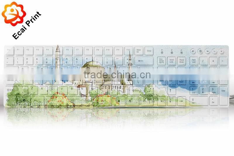 special high quality digital printing heat transfer usb keyboard