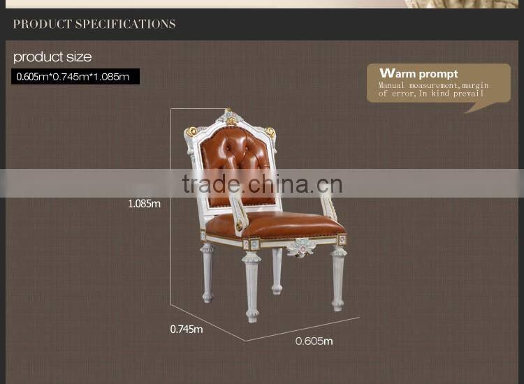 luxury office furniture - home office furniture-hand-made royalty classic armchair