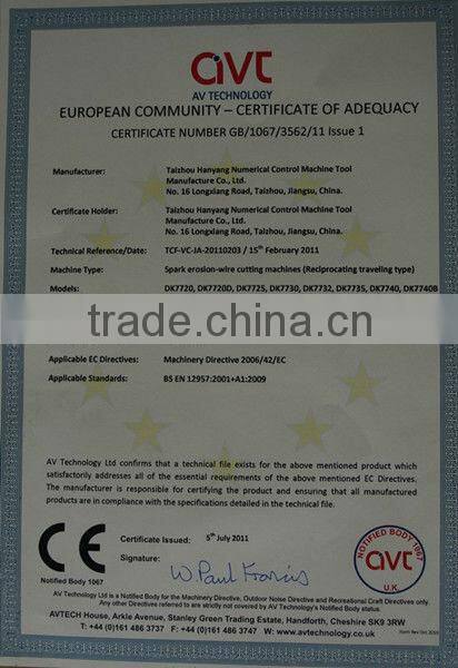 DK7735 series cnc cut