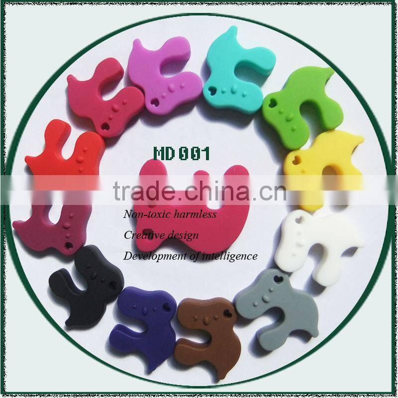 Siliocne Plastic Teething Ring/Teether Ring