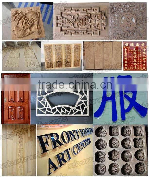 Setpper/Servo motor with high precision Square rail cnc making router machine NC-Studio controller 3d wood cutting cnc machine