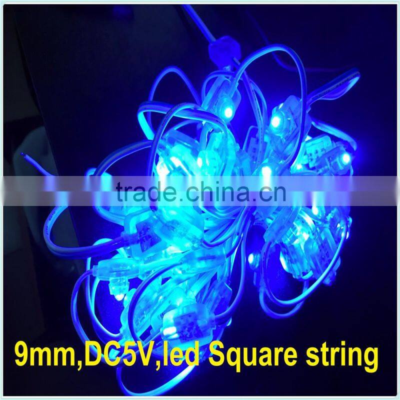 RGB or Single Color Solar fairy light IP67 wedding party LED String 50leds solar micro led string lights